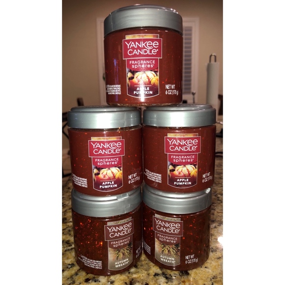 Yankee Candle Other - 5 Yankee Candle Apple Pumpkin Fragrance Sphere